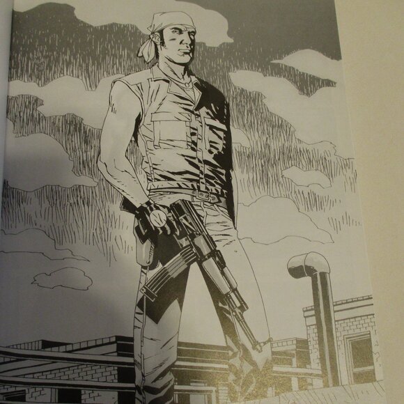Walking Dead TPB Volume 6 Gray Black White Graphic Zombie Fighting Comic Book - Picture 5 of 14